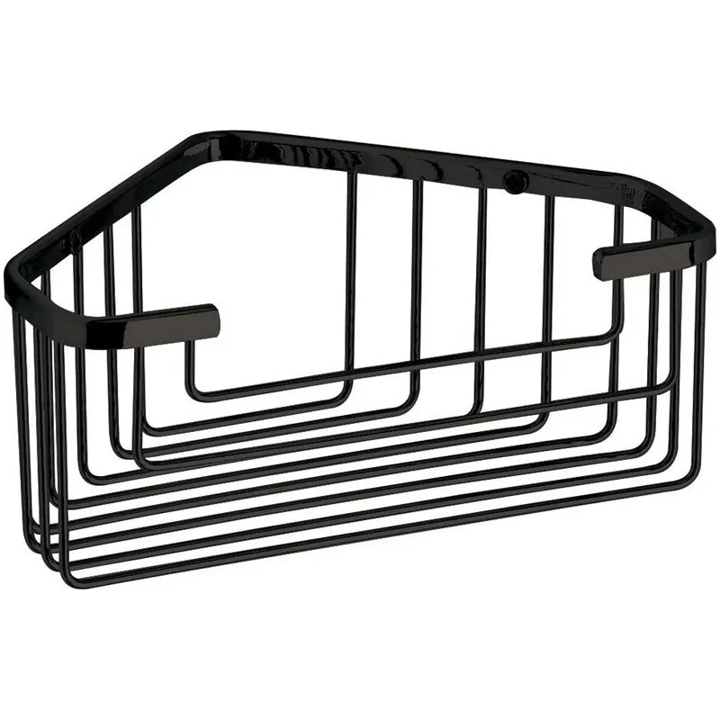 Dušas plaukts Gedy, 20 cm x 8 cm x 15.1 cm, melna krās.