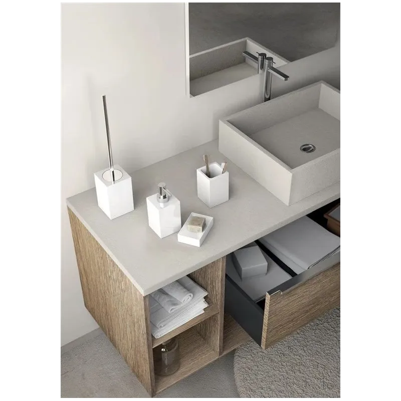 Tualetes birste Gedy Sofia, balta krās., 9.4 cm x 47.2 cm x 9.4 cm