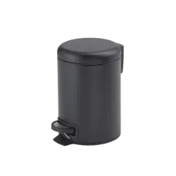 Trash Bin GEDY POTTY 320914, black, 3 l