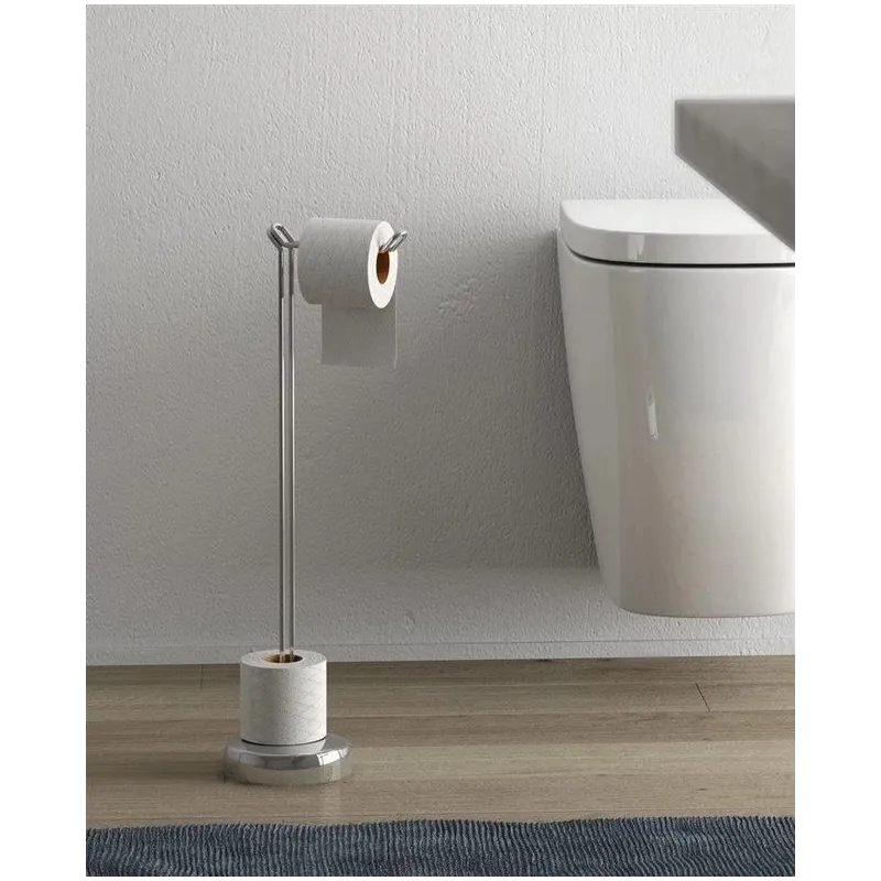 Tualetes papīra turētājs Gedy Minu MU37, hroma krās., 23 cm x 61 cm x 14.2 cm