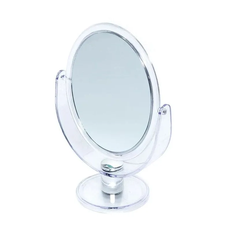 Kosmētiskais spogulis Gedy CO201800, stāvošs, 17.6 cm x 25 cm, caurspīdīga krās.