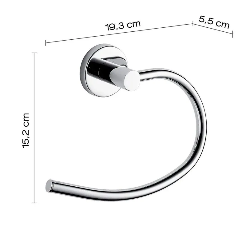 Rankšluosčių laikiklis Gedy FE70 13, 20 cm, 5.5 cm x 1.4 cm