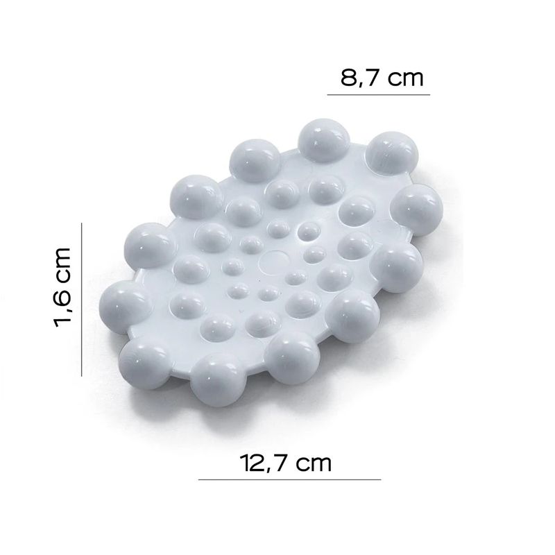 Ziepju trauks Gedy Spot 2004 P2. 12.4x8.7x1.6cm. balts