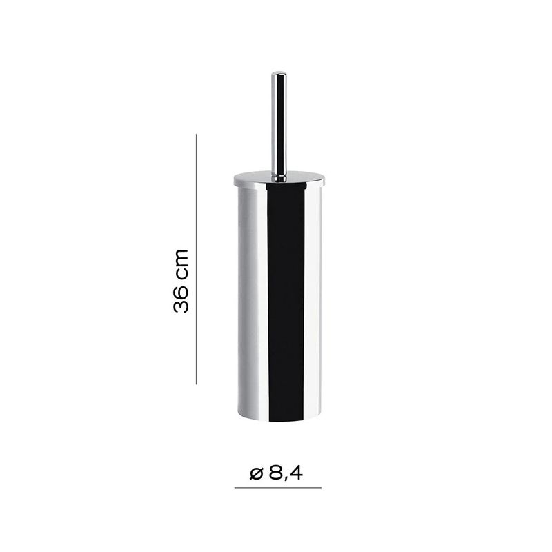 Tualetes birste Gedy Maine 783313. hromēta