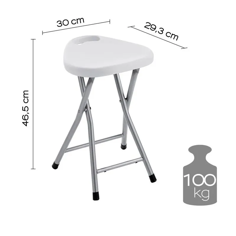 Vannas krēsls Gedy CO75 02, 30 cm, balta krās.