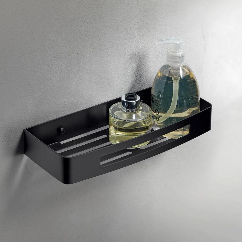 Dušas plauktiņš nerva 241714 mat. melns