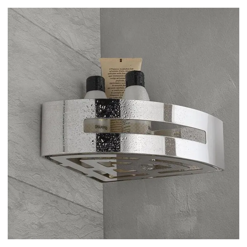 Dušas plaukts Gedy Poseidon, 20 cm x 7.18 cm x 28 cm, melna krās.-hroma krās.