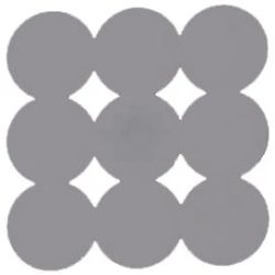 Neslīdošs dušas paklājiņš GEDY GIOTTO 985555. 550×550 mm