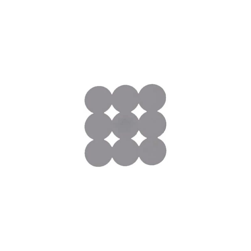 Neslīdošs dušas paklājiņš GEDY GIOTTO 985555. 550×550 mm