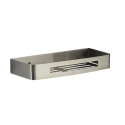 Vannitoa riiul Gedy, 30 cm x 4.5 cm x 12.8 cm, roostevaba teras v.