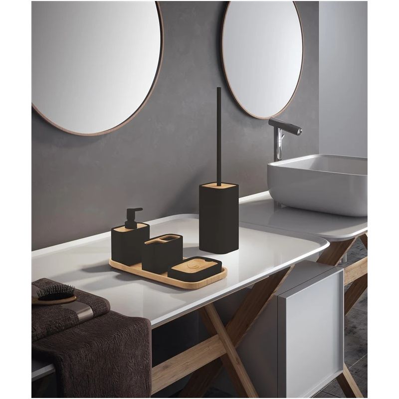 Ziepju dozators ninfea 138014 mat melns