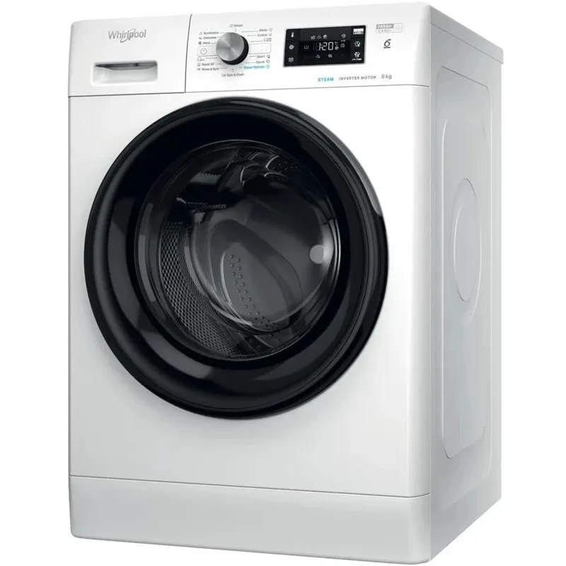 Veļas mašīna Whirlpool FFB 8469 BV EE, 8 kg, balta krās.