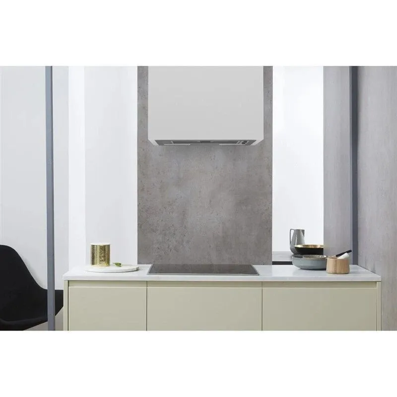 Iebūvēts tvaika nosūcējs Whirlpool WCT64FLSX, nerūsējošā tērauda krās.