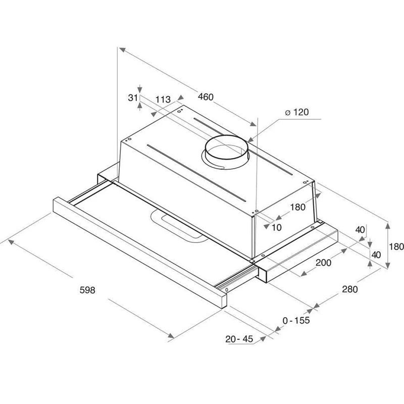 Tvaika nosūcējs Whirlpool AKR 749-1 IX