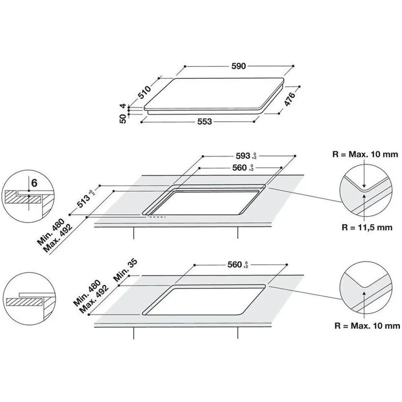 Indukcijas plīts Whirlpool WLS7960NE