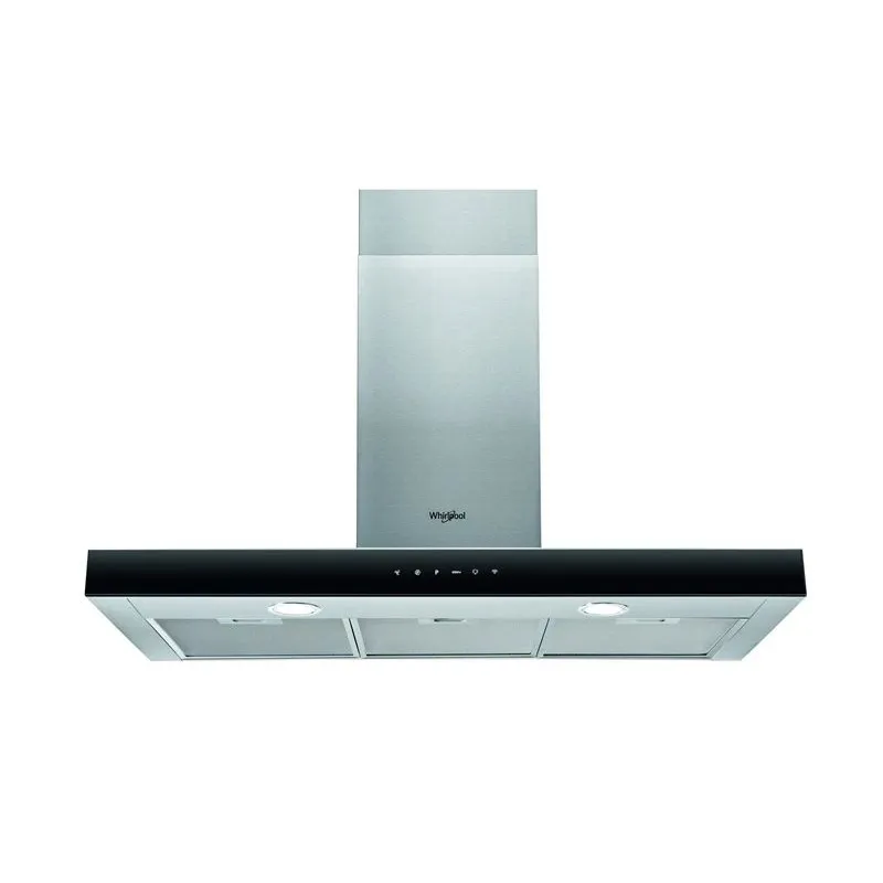 Tvaika nosūcējs Whirlpool WHBS C92F LTX, nerūsējošā tērauda krās.