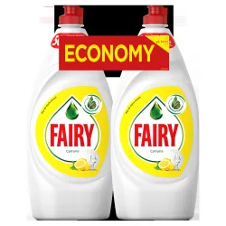 Fairy Indų Plovimo Skystis Lemon 2 x 900 ml