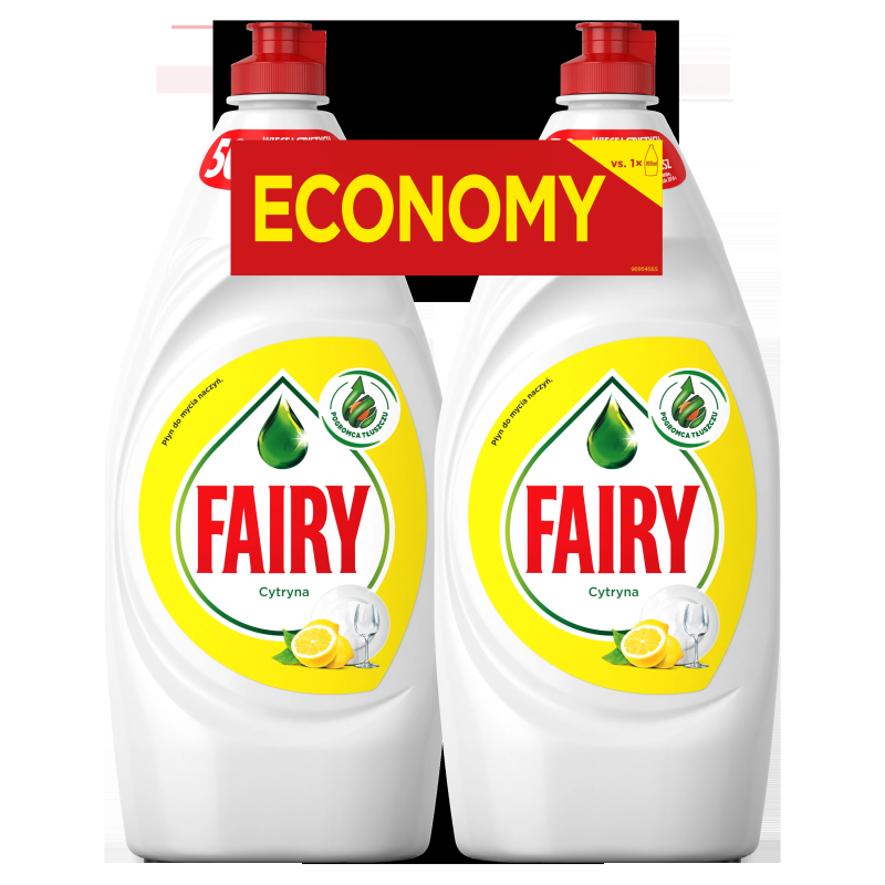 Fairy Trauku Mazgāšanas Līdzeklis Lemon 2 x 900 ml ​