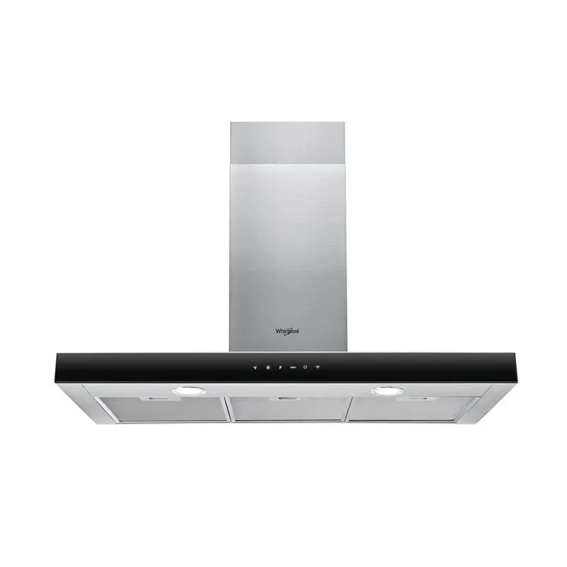 Tvaika nosūcējs Whirlpool WHBS C92F LTX, nerūsējošā tērauda krās.