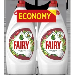 Fairy Trauku Mazgāšanas Līdzeklis Pomegranate 2 x 900 ml ​