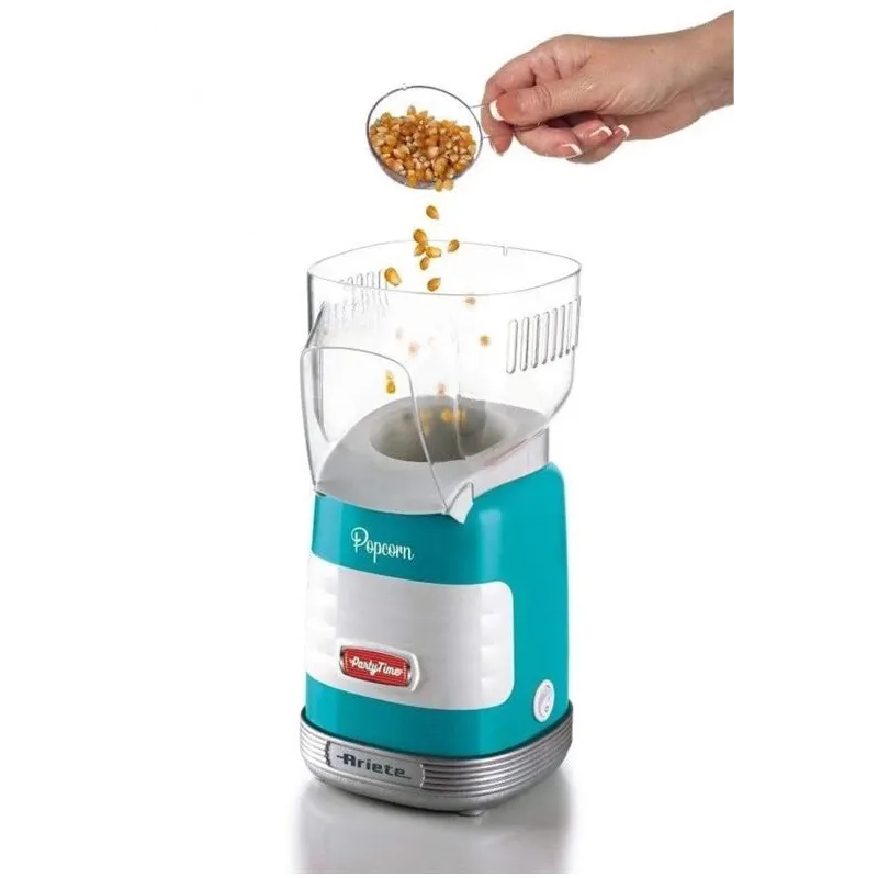 Popkorna aparāts Ariete 2956-01 Blue PopCorn Party Time, 1100 W, zila krās.
