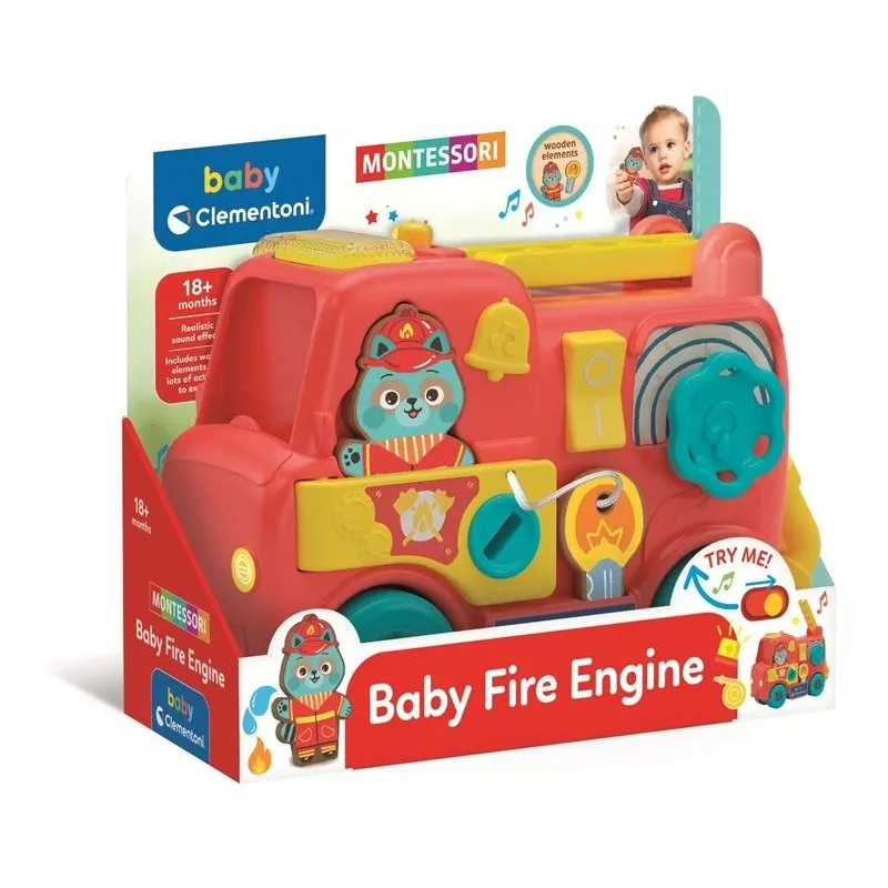 Izglītojošās rotaļlieta Clementoni Montessori Fire Engine