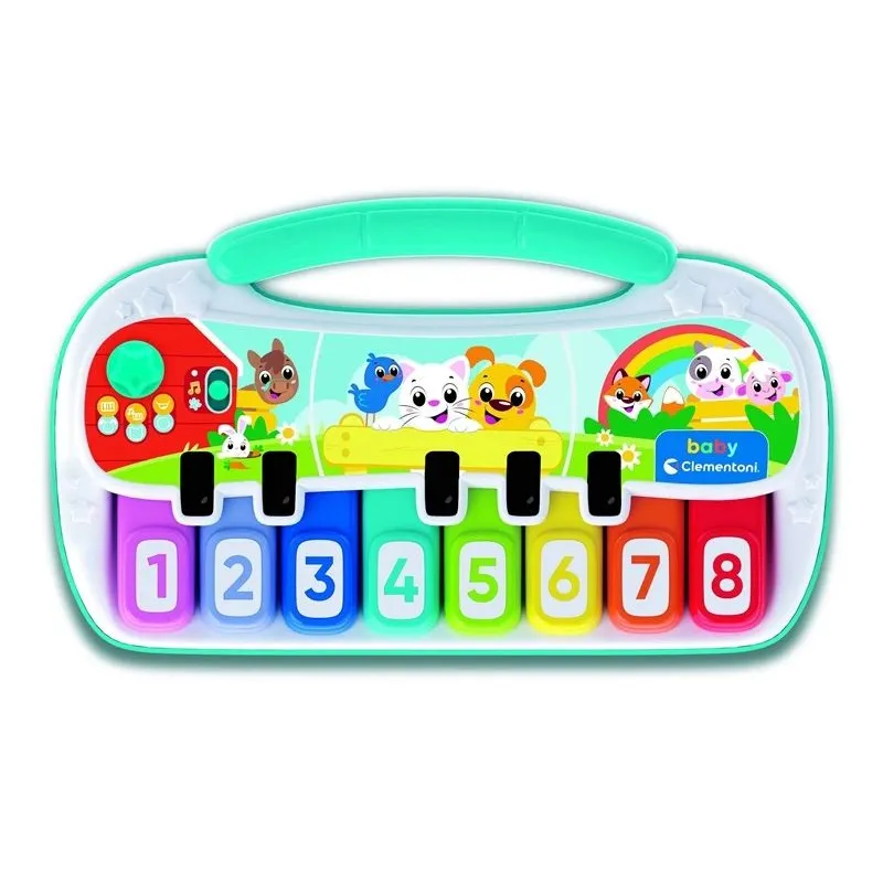 Rotaļu klavieres Clementoni Muzikinė klaviatūra, daudzkrāsaina