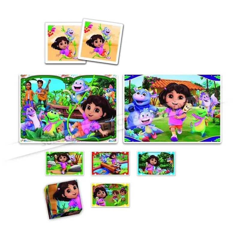 Dėlionių komplektas Clementoni Dora The Explorer 18209