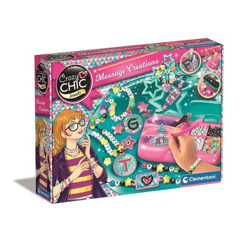 Komplekts rokassprādžu veidošanai Clementoni Message Creations 18729