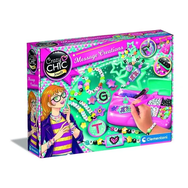 Komplekts rokassprādžu veidošanai Clementoni Message Creations 18729