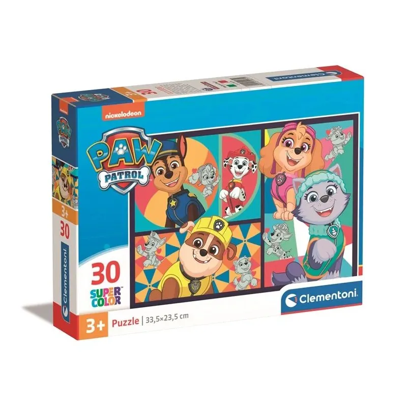 Puzle Clementoni PAW PATROL 20275, 33.5 cm x 23.5 cm, 30 gab.