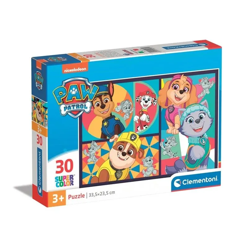 Puzle Clementoni PAW PATROL 20275, 33.5 cm x 23.5 cm, 30 gab.