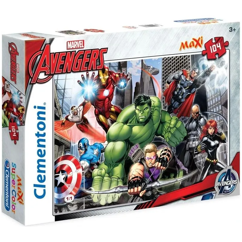 Puzle Clementoni MAXI The Avengers 23688, 68 cm x 48 cm, 104 gab.