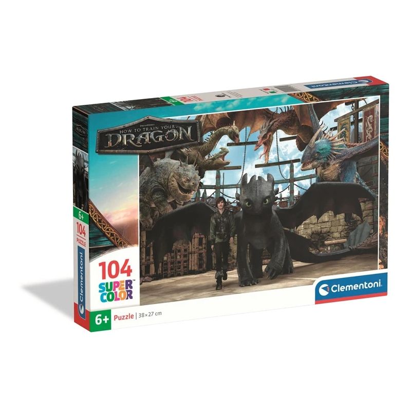 Puzle Clementoni Super Color Dragon 25079. 38x 27. 104