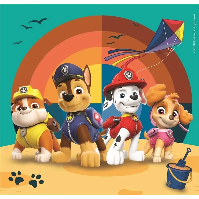 Dėlionė 3in1 Clementoni PAW PATROL 25291, 21 cm x 20.5 cm, 144 vnt.