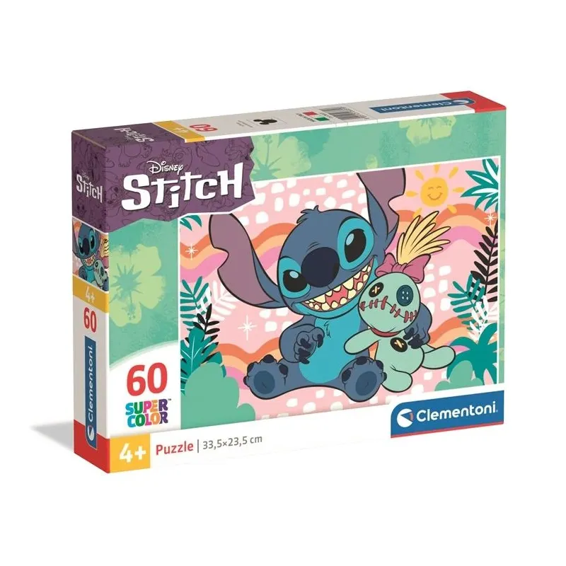 Puzle Clementoni Stitch 26331, 33.5 cm x 23.5 cm, 60 gab.