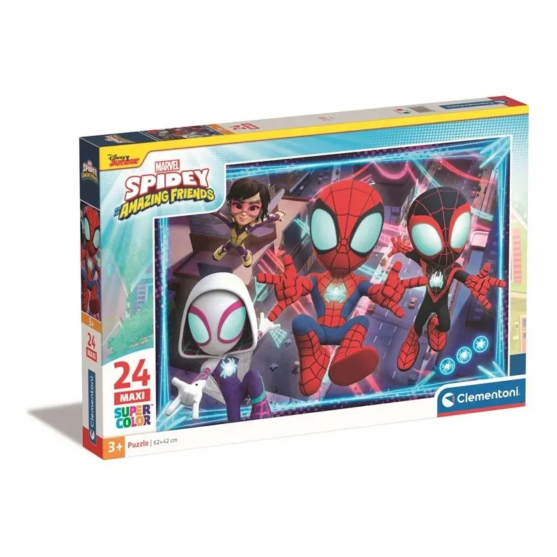 Puzle Clementoni MAXI SPIDEY 28527, 62 cm x 42 cm, 24 gab.