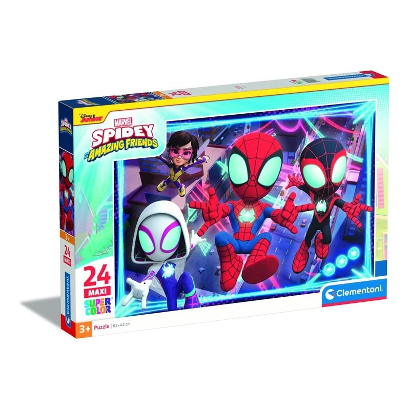 Puzle Clementoni MAXI SPIDEY 28527. 62 cm x 42 cm