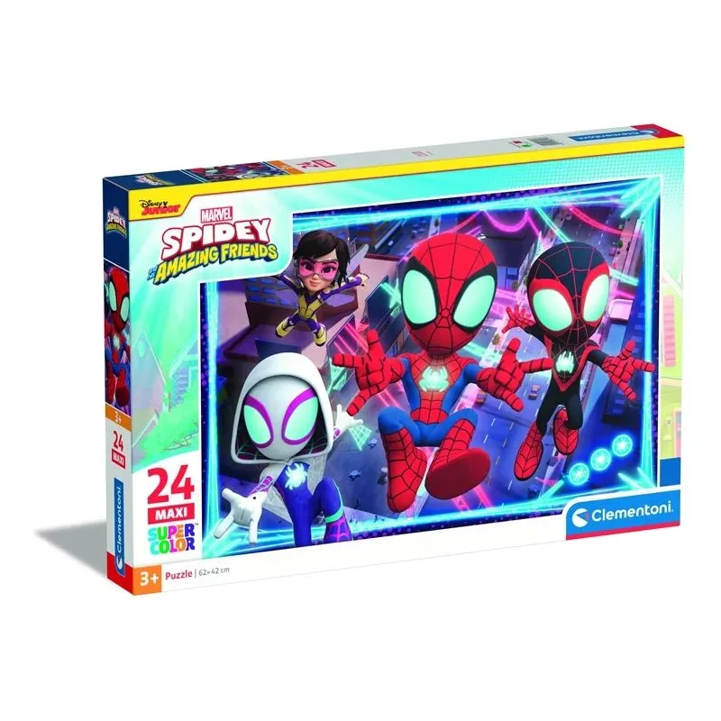 Puzle Clementoni MAXI SPIDEY 28527, 62 cm x 42 cm, 24 gab.