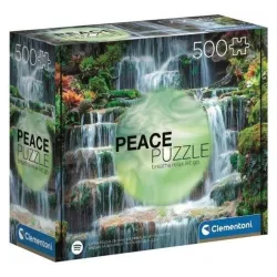 Пазл Clementoni Peace The Flow 35117, 36 см x 49 см, 500 шт., многоцветный