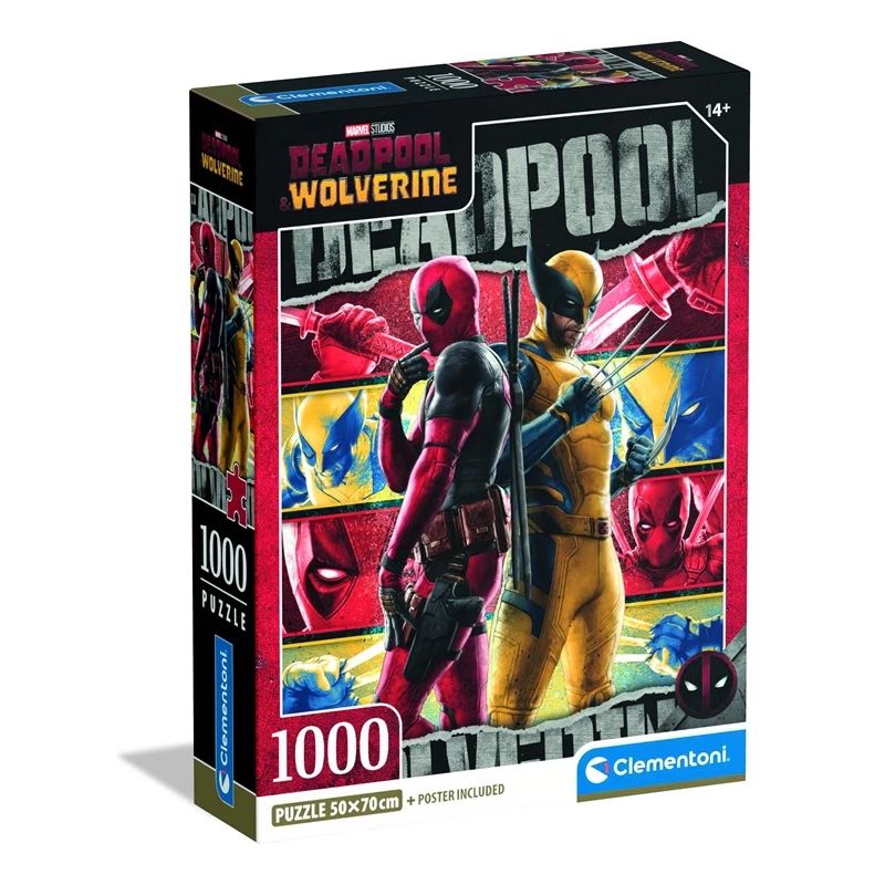 Puzle Clementoni Deadpool&Wolverine 37050. 1000