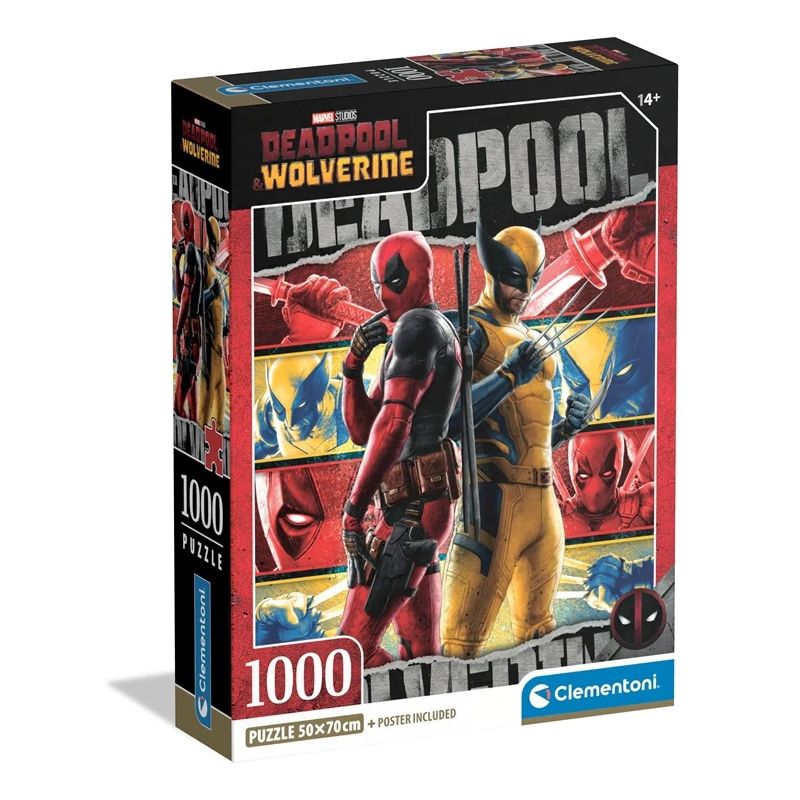 Puzle Clementoni Deadpool&Wolverine 37050. 1000