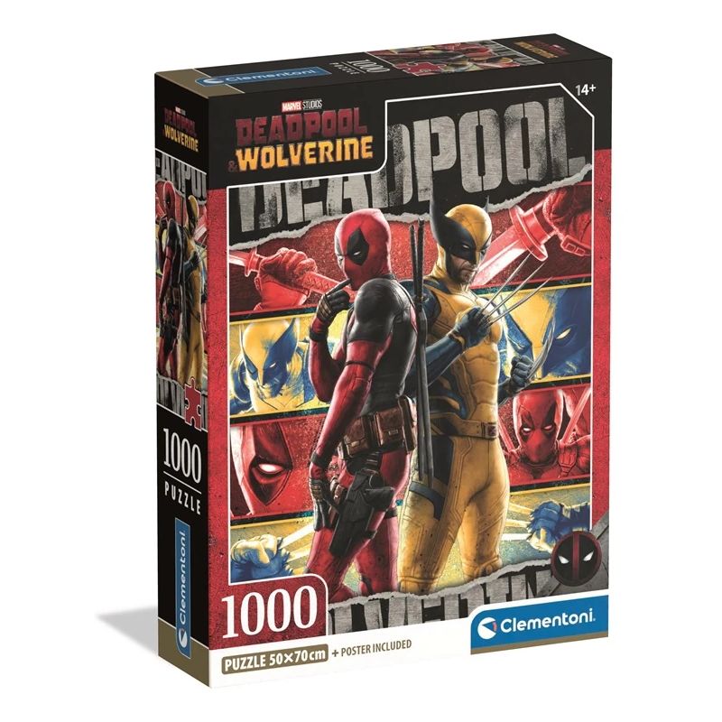 Puzle Clementoni Deadpool&Wolverine 37050. 1000