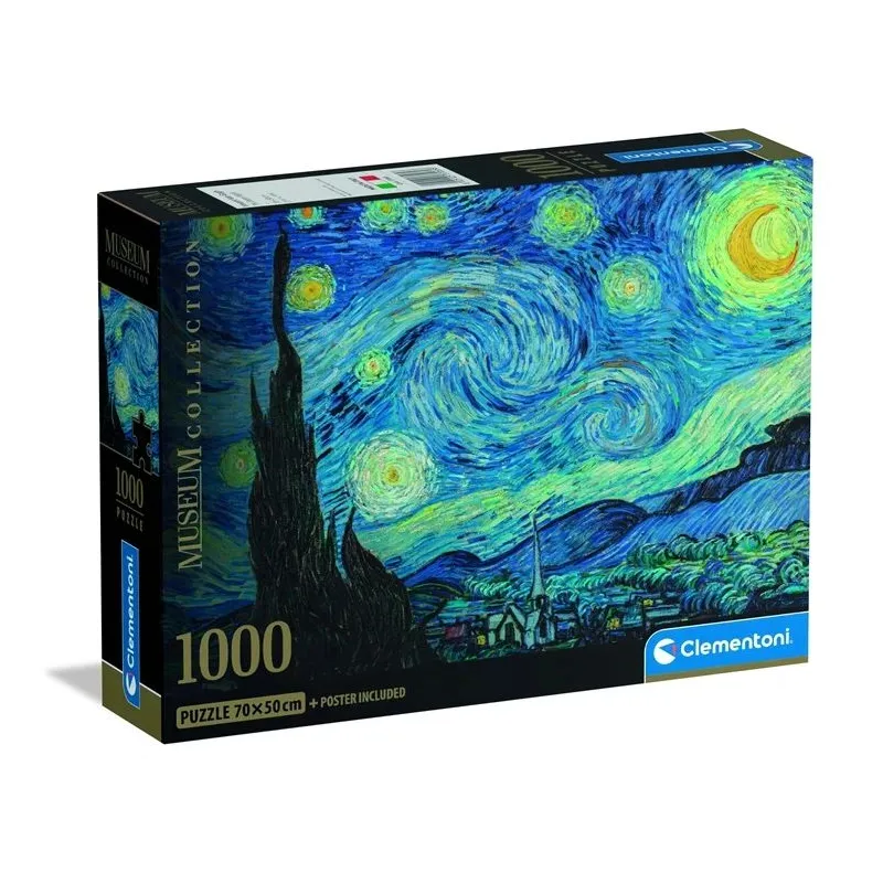 Dėlionė Clementoni Starry Night 37065, 70 cm x 50 cm, 1000 vnt.