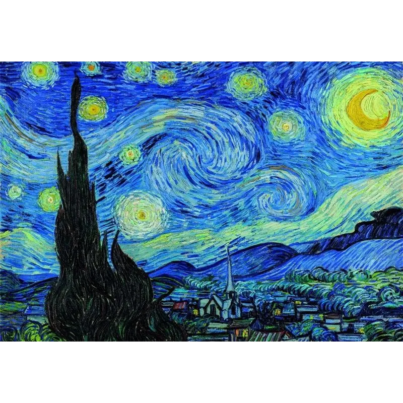 Dėlionė Clementoni Starry Night 37065, 70 cm x 50 cm, 1000 vnt.