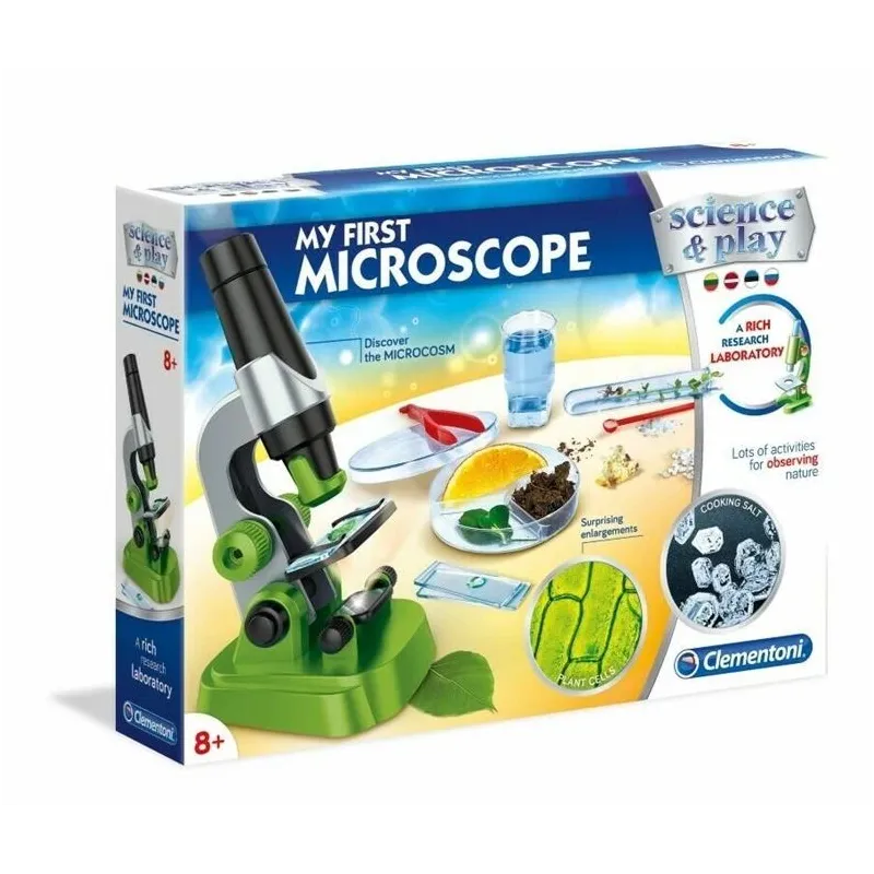Žaislinis mikroskopas Clementoni My First Microscope, įvairių spalvų