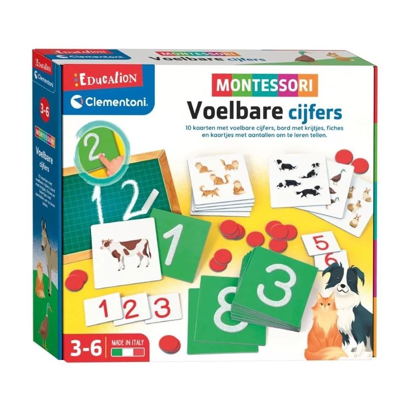 Rotaļlieta izgl tactile numbers 50737