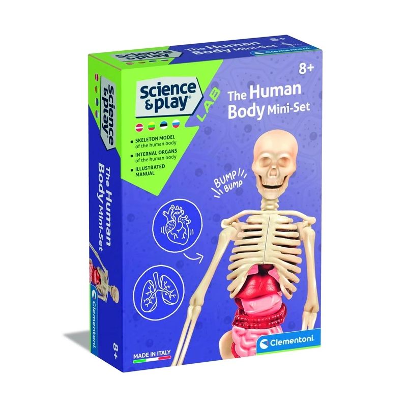 Izglītojošās rotaļlieta Clementoni The Human Body Mini-Set