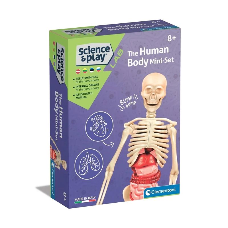 Izglītojošās rotaļlieta Clementoni The Human Body Mini-Set