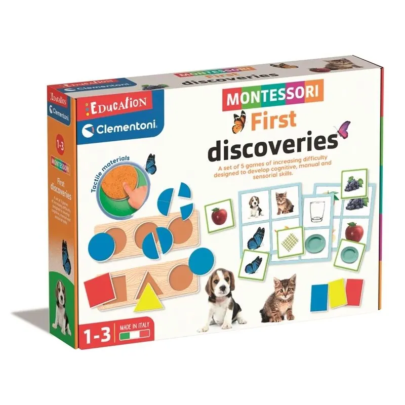 Formų ir atminties žaidimas Clementoni First Discoveries
